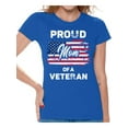 thumbnail image 1 of Awkward Styles Proud Mom of a Veteran Shirt USA Gifts for Mom Retro American Flag Mom Tshirt Proud Mom Patriotic Mom Veteran Shirts 4th of July Gifts Vintage USA T shirt for Mom Veteran Gifts, 1 of 4