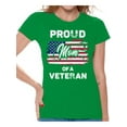 thumbnail image 1 of Awkward Styles Proud Mom of a Veteran Women T Shirt for Mom Veteran Clothing Collection Gifts American Army Tshirt for Women US Army Ladies Shirt Veteran Ladies Shirt American Proud Mom T-Shirt, 1 of 4
