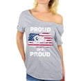 thumbnail image 1 of Awkward Styles Proud Sister of a Veteran Off Shoulder Shirt Proud American Pro America Sister T shirt Love USA 4th of July Off Shoulder Tshirt for Sister Patriotic Gifts Proud Sister T-shirt, 1 of 4