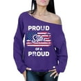 thumbnail image 1 of Awkward Styles Proud Sister of a Veteran Off Shoulder Sweatshirt 4th of July Party US Military Sister Sweatshirt Made in the USA Retro USA Flag Off Shoulder Sweatshirt for Sister USA Pride, 1 of 4