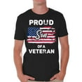 thumbnail image 1 of Awkward Styles Proud Son of a Veteran Men Shirt Patriotic Son Gifts Proud Son T shirt Little American USA Veteran Tshirt for Son I'm American Vintage USA Flag Son T-shirt 4th of July Gifts, 1 of 4