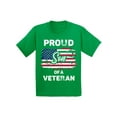 thumbnail image 1 of Awkward Styles Proud Son of a Veteran Youth Shirt USA Pride USA Veteran T shirt for Kids Veterans Day Proud Son Tshirt for Boys United States of America Retro USA Flag Kids T-shirt, 1 of 4