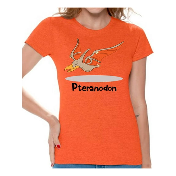 Awkward Styles Pteranodon Dinosaur Shirt Dinosaur Tshirt for Women Dinosaur Gifts for Her Dinosaur Party Outfit Funny Dinosaur T Shirt Spirit Animal Shirt Women's Dinosaur T-Shirt Dinosaur Clothes