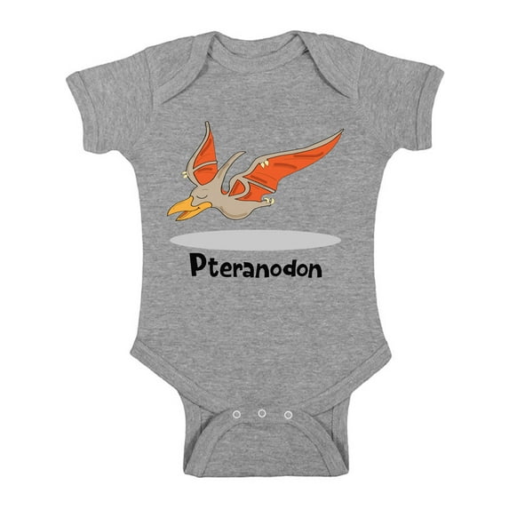 Awkward Styles Pteranodon Dinosaur Short Sleeve Bodysuit for Baby Dinosaur One Piece Top Dinosaur Birthday Party Baby Shower Gifts Dinosaur Lovers Cute Dinosaur Gifts for Newborn Baby Dinosaur Outfit