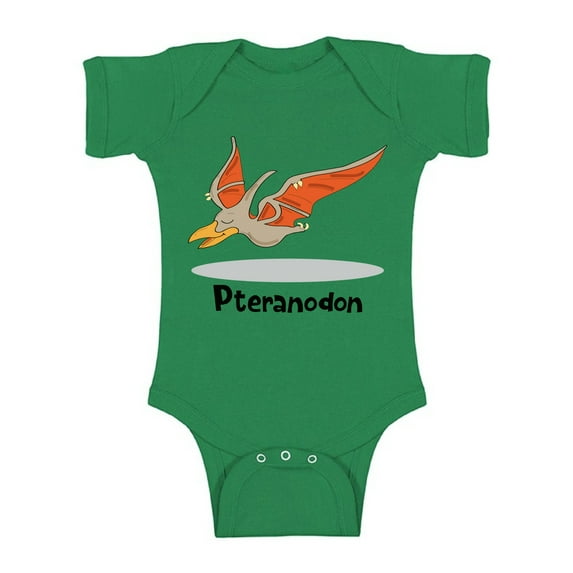 Awkward Styles Pteranodon Dinosaur Short Sleeve Bodysuit for Baby Dinosaur One Piece Top Dinosaur Birthday Party Baby Shower Gifts Dinosaur Lovers Cute Dinosaur Gifts for Newborn Baby Dinosaur Outfit