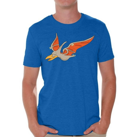 Awkward Styles Pteranodon Dinosaur T-Shirt for Men Dinosaur Tshirt Pteranodon T Shirt Spirit Animal Shirts for Men Funny Pteranodon Gifts for Him Dinosaur Party Outfit Dinosaur Gifts for Men