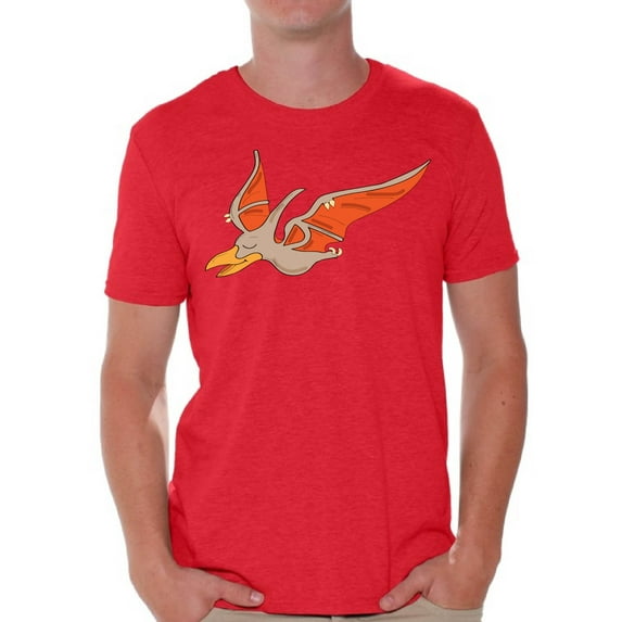 Awkward Styles Pteranodon Dinosaur T-Shirt for Men Dinosaur Tshirt Pteranodon T Shirt Spirit Animal Shirts for Men Funny Pteranodon Gifts for Him Dinosaur Party Outfit Dinosaur Gifts for Men
