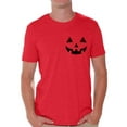 thumbnail image 1 of Awkward Styles Pumpkin Face Tshirt Halloween Pumpkin Shirt Pumpkin T-Shirt Halloween Shirts for Men Spooky Gifts Men's Halloween Tshirt Pumpkin Face Shirt Jack-O'-Lantern Tshirt Funny Halloween Shirt, 1 of 4