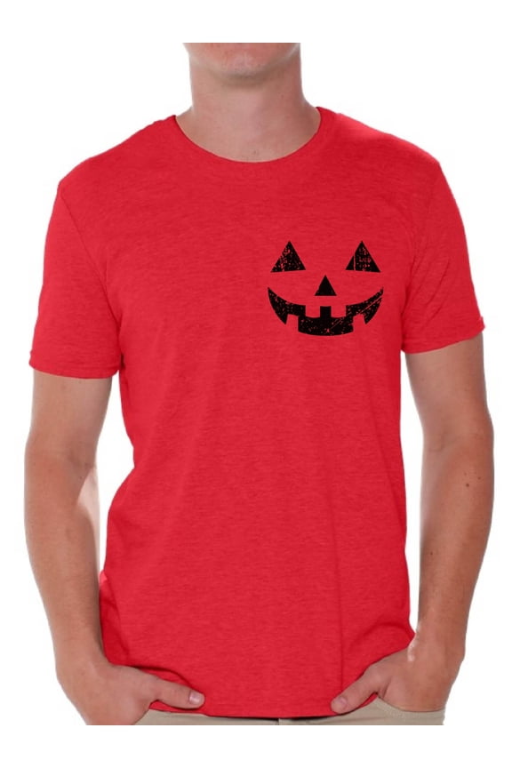 Pumpkin Face Tshirt Halloween Pumpkin Shirt Pumpkin T-Shirt Halloween Shirts for Men Spooky Gifts Men's Halloween Tshirt Pumpkin Face Shirt Jack-O'-Lantern Tshirt Funny Halloween Shirt