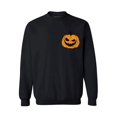 thumbnail image 1 of Awkward Styles Pumpkin Patch Sweatshirt Halloween Sweater for Men Halloween Gifts for Women Halloween Pocket Sweatshirt Spooky Outfit Jack-O'-Lantern Pocket Sweater Scary Pumpkin Face Sweatshirt, 1 of 5