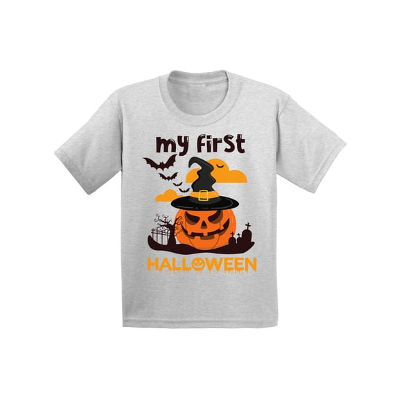 Awkward Styles Pumpkin T-Shirt My First Halloween Baby Shirt