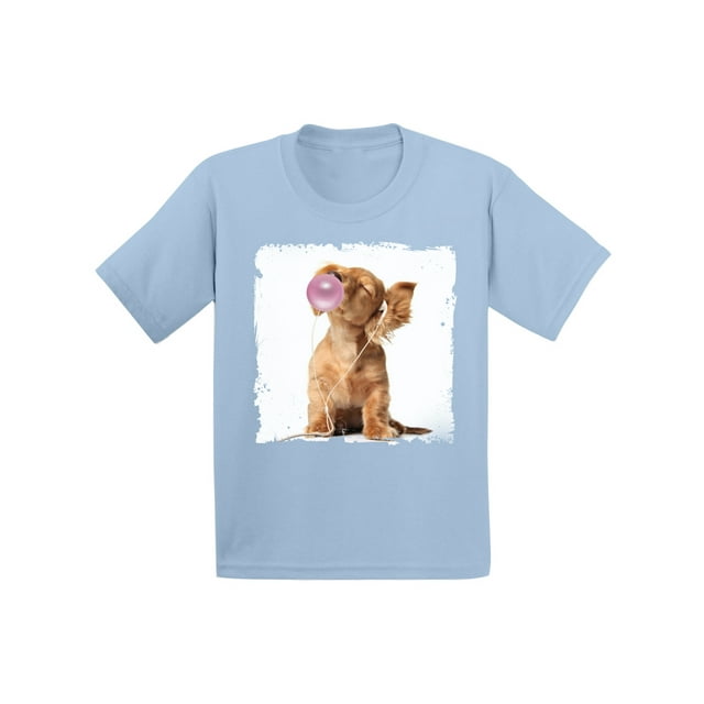 Awkward Styles Puppy for Kids Dog Tshirt Puppy Dog Toddler Shirt Toddler T Shirt Kids Dog Outfit New Animal Collection Funny Puppy Dog with Gum Puppy Clothing Puppy Lovers Funny Gifts for Kids