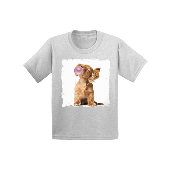 Awkward Styles Puppy for Kids Dog Tshirt Puppy Dog Toddler Shirt Toddler T Shirt Kids Dog Outfit New Animal Collection Funny Puppy Dog with Gum Puppy Clothing Puppy Lovers Funny Gifts for Kids