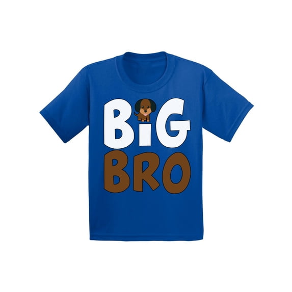 Awkward Styles Puppy T Shirts Big Brother Baby Announcement Toddler Shirt Big Brother T-Shirt Dog Clothing Pregnancy Announcement T Shirt for Kids Big Bro Toddler T-Shirt Dog Clothes Collection