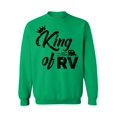 thumbnail image 1 of Awkward Styles RV King Sweater RV Clothing for Campers RV Trip Accessories RV King Crewneck for Men Camping Lovers Gifts Stylish Clothes for Him Camper Gifts for Boyfriend King Crewneck Sweater, 1 of 4