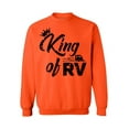 thumbnail image 1 of Awkward Styles RV King Sweater RV Clothing for Campers RV Trip Accessories RV King Crewneck for Men Camping Lovers Gifts Stylish Clothes for Him Camper Gifts for Boyfriend King Crewneck Sweater, 1 of 5