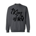 thumbnail image 1 of Awkward Styles RV King Sweater RV Clothing for Campers RV Trip Accessories RV King Crewneck for Men Camping Lovers Gifts Stylish Clothes for Him Camper Gifts for Boyfriend King Crewneck Sweater, 1 of 5