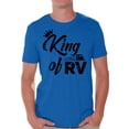 thumbnail image 1 of Awkward Styles RV King T-Shirt for Men RV Clothing for Dad RV King Recreational Vehicle RV Trip Accessories Camping Lovers Gifts Camping Clothes for Him Camper Shirts for Men King Shirt for Men, 1 of 4