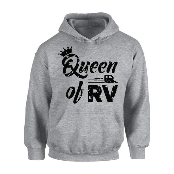 Awkward Styles RV Queen Hoodie for Women RV Queen Sweater RV Clothing for Campers RV Trip Accessories Camping Lovers Gifts Lovely Clothes for Her Camper Cute Ladies Hoodie Sweater for Queens