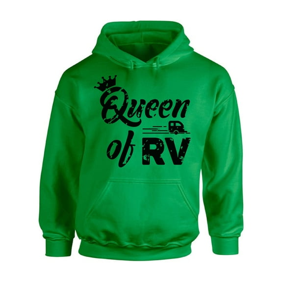 Awkward Styles RV Queen Hoodie for Women RV Queen Sweater RV Clothing for Campers RV Trip Accessories Camping Lovers Gifts Lovely Clothes for Her Camper Cute Ladies Hoodie Sweater for Queens