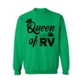 thumbnail image 1 of Awkward Styles RV Queen Sweater RV Clothing for Campers RV Trip Accessories RV Queen Crewneck for Women Camping Lovers Gifts Stylish Clothes for Her Camper Cute Ladies Crewneck Sweater for Queens, 1 of 5