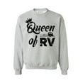 thumbnail image 1 of Awkward Styles RV Queen Sweater RV Clothing for Campers RV Trip Accessories RV Queen Crewneck for Women Camping Lovers Gifts Stylish Clothes for Her Camper Cute Ladies Crewneck Sweater for Queens, 1 of 5