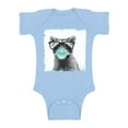 thumbnail image 1 of Awkward Styles Raccoon One Piece Gifts for Baby Bodysuit Raccoon Bodysuit Raccoon Blowing Gum Baby Bodysuit Short Sleeve Cute Raccoon Clothing Blue Mood Baby Boy Clothing Baby Girl Clothing, 1 of 4