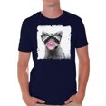 thumbnail image 1 of Awkward Styles Raccoon Tshirt Raccoon with Pink Gum T Shirt Raccoon Clothes Animal T-Shirt for Men Funny Animal Gifts Raccoon T Shirt Cute Animal T Shirt Raccoon Shirt Gifts for Him Funny Men T Shirt, 1 of 4