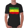 thumbnail image 1 of Awkward Styles Rasta Flag Tshirt for Him Reggae Lovers Gifts Reggae Themed Party Gifts for Rasta Flag Clothes for Boyfriend Rasta Flag Clothing Collection Rasta T Shirt Jamaica Shirt for Men, 1 of 4