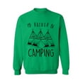thumbnail image 1 of Awkward Styles I'd Rather be Camping Unisex Crewneck Camper Sweater for Men I Love Camping Crewneck for Women Camping Clothes I Would Rather be Camping Crewneck Campers Gifts Sweater for Camper, 1 of 5