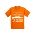 thumbnail image 1 of Awkward Styles I'd Rather be Hunting Kids Shirt Hunting T Shirt for Boys I Would Rather be Hunting Shirt for Girls Hunting Lovers Gifts Hunter T Shirt for Children I Love Hunting Shirt for Kids, 1 of 4