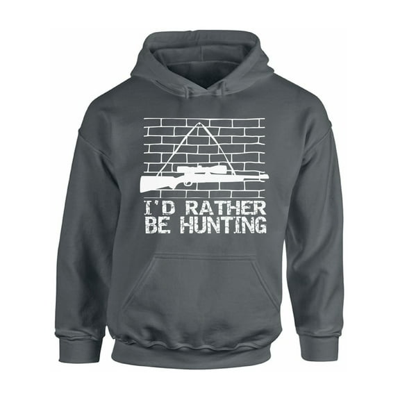 Awkward Styles I'd Rather be Hunting Unisex Sweatshirt Hunter Hoodie for Men I Love Hunting Hoodie for Women Hunting Clothes I Would Rather be Hunting Sweatshirt Hunters Gifts Hoodie for Hunter