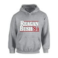 thumbnail image 1 of Awkward Styles Reagan Bush 84 Hooded Sweatshirt Reagan Bush 84 Hoodie Pullover Republican Gifts Retro Presidential Campaign Hoodie Sweatshirt Ronald Reagan Bush Sweatshirt Hoodie Patriots Hoodie, 1 of 5