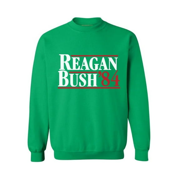 Awkward Styles Reagan Bush 84 Sweatshirt Retro Reagan Bush Adult Crewneck Retro Republican Gifts Funny July 4th Usa Sweatshirt Reagan Bush 84 Presidential Campaign Sweater Patriotic Gifts