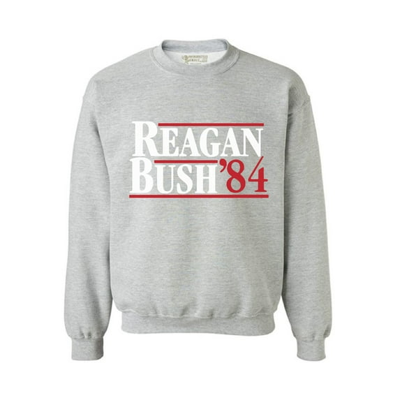 Awkward Styles Reagan Bush 84 Sweatshirt Retro Reagan Bush Adult Crewneck Retro Republican Gifts Funny July 4th Usa Sweatshirt Reagan Bush 84 Presidential Campaign Sweater Patriotic Gifts