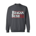thumbnail image 1 of Awkward Styles Reagan Bush 84 Sweatshirt Retro Reagan Bush Adult Crewneck Retro Republican Gifts Funny July 4th Usa Sweatshirt Reagan Bush 84 Presidential Campaign Sweater Patriotic Gifts, 1 of 5