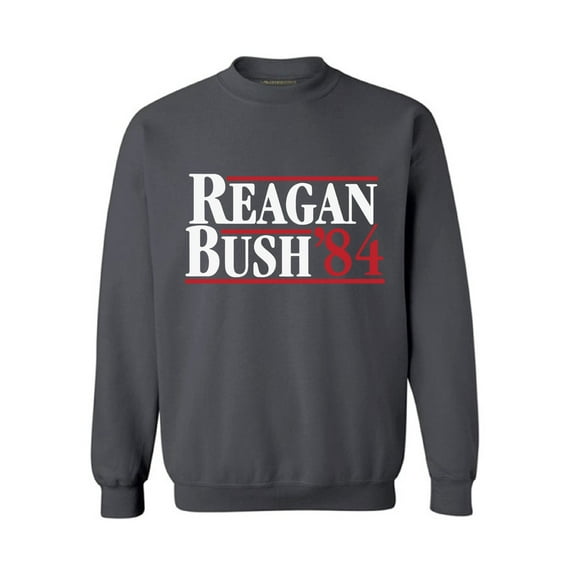 Awkward Styles Reagan Bush 84 Sweatshirt Retro Reagan Bush Adult Crewneck Retro Republican Gifts Funny July 4th Usa Sweatshirt Reagan Bush 84 Presidential Campaign Sweater Patriotic Gifts