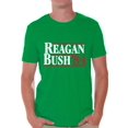 thumbnail image 1 of Awkward Styles Reagan Bush 84 Tshirt Retro Presidential Campaign Shirt Reagan Bush Men's Shirt Reagan Bush 84 T Shirt for Men Republican Gifts for Him Ronald Reagan Bush Shirt Reagan Bush Tshirt, 1 of 4