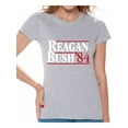 thumbnail image 1 of Awkward Styles Reagan Bush 84 Tshirt Retro Presidential Campaign Shirt Reagan Bush Women's Shirt Reagan Bush 84 T Shirt for Women Republican Gifts for Her Ronald Reagan Bush Shirt Reagan Bush Tshirt, 1 of 4