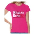 thumbnail image 1 of Awkward Styles Reagan Bush 84 Tshirt Retro Presidential Campaign Shirt Reagan Bush Women's Shirt Reagan Bush 84 T Shirt for Women Republican Gifts for Her Ronald Reagan Bush Shirt Reagan Bush Tshirt, 1 of 4
