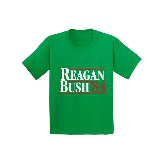 Awkward Styles Reagan Bush 84 Youth Shirt Reagan Bush Tshirt for Kids Funny July 4th Shirt Republican Gifts for Girls Ronald Reagan Bush Tshirt for Boys Retro Presidential Campaign Shirt for Kids