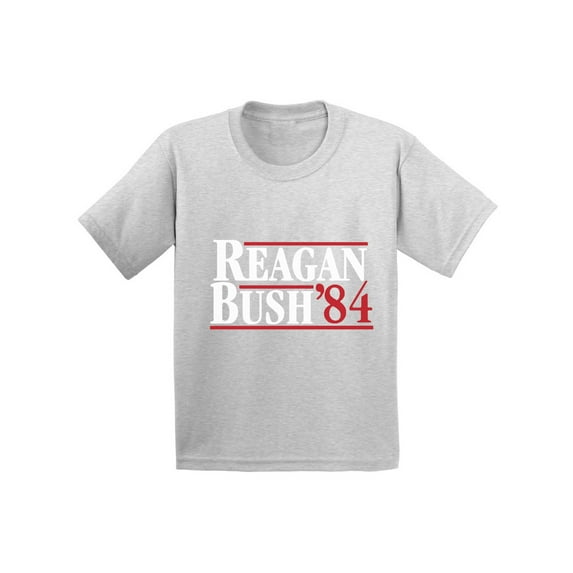 Awkward Styles Reagan Bush 84 Youth Shirt Reagan Bush Tshirt for Kids Funny July 4th Shirt Republican Gifts for Girls Ronald Reagan Bush Tshirt for Boys Retro Presidential Campaign Shirt for Kids