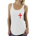 thumbnail image 1 of Awkward Styles Red Cross Racerback Tank Tops Shirts for Women Christian Clothes for Ladies Jesus Womens Racerback Tank Top Jesus Clothing Christian Cross Tanks T Shirt for Her Cross Ladies Shirt, 1 of 4