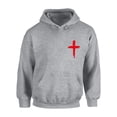 thumbnail image 1 of Awkward Styles Red Cross Unisex Hoodie Christian Hoodie for Him Jesus Collection Jesus Cross Hoodie for Women Jesus Sweater for Men Christian Cross Gifts Cross Unisex Outfit for Men and Women, 1 of 5
