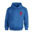 thumbnail image 1 of Awkward Styles Red Cross Unisex Hoodie Christian Hoodie for Him Jesus Collection Jesus Cross Hoodie for Women Jesus Sweater for Men Christian Cross Gifts Cross Unisex Outfit for Men and Women, 1 of 5