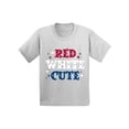 thumbnail image 1 of Awkward Styles Red White & Cute Infant Shirt Cute 4th of July Shirts for Baby American Baby Girl American Baby Boy Red White & Blue Tshirt USA Star Tshirt USA Gifts for Infant Indenpendence Day Gifts, 1 of 4