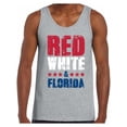 thumbnail image 1 of Awkward Styles Red White Florida Tank Top for Men Florida Muscle Shirts 4th of July Tank Tops Mens America Flag Tank USA Mens Tank Top American Men Gifts from Florida Patriots Tank Top USA Flag, 1 of 4