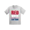 thumbnail image 1 of Awkward Styles Red White & New York Shirt for Kids American Youth USA Flag Shirts New York Tshirt 4th of July Shirts for Girls Patriots Shirt Gifts from New York USA Shirts for Boys America Kids Shirt, 1 of 4