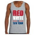 thumbnail image 1 of Awkward Styles Red White New York Tank Top for Men New York Muscle Shirts 4th of July Tank Tops Mens America Flag Tank USA Mens Tank Top American Men Gifts from New York Patriots Tank Top USA Flag, 1 of 4