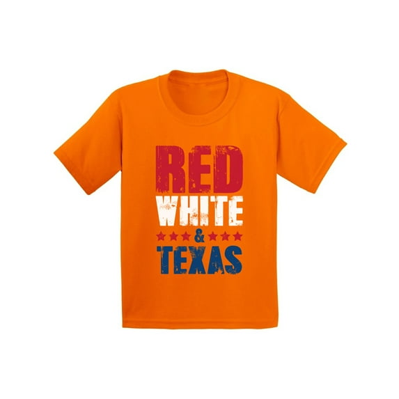 Awkward Styles Red White & Texas Shirt for Kids American Youth USA Flag Shirts Texas Tshirt 4th of July Shirts for Girls Patriots Tshirt Gifts from Texas USA Shirts for Boys America Kids Shirt